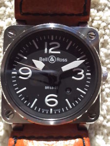 Bell & Ross BR 03-92 Steel BR0392-BL-ST Wrist Watch for Men
