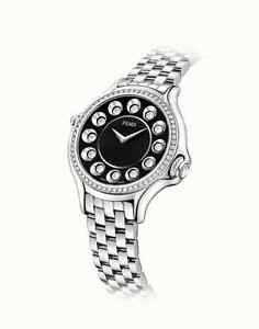 Fendi CrazyCarats Black Diamond Dial Quartz Women's Watch F107031000B0T05