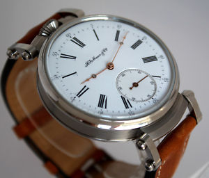 HENRY MOSER & Co Quality ANTIKE mariage swiss ARMBANDUHR ca.1900 Wrist Watch