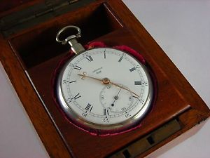 Antique John Arnold High Quality Duplex Fusee pocket watch. Original Box