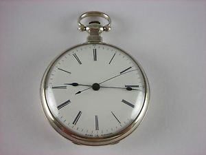 Antique original Chinese Duplex Keywind pocket watch. Swiss made by Bovet. Nice