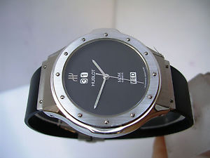 HUBOLT GRAND QUANTIEME DAY-DATE 1840.1 ACCIAIO AUTOMATICO OROLOGIO UOMO