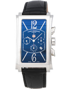 Cuervo Y Sobrinos Prominente Cronografo Automatic Men's Watch - 1014.1N
