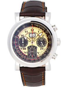 Cuervo Y Sobrinos Torpedo Pulsometro Automatic Men's Watch 3045.1CT MSRP: $5,950
