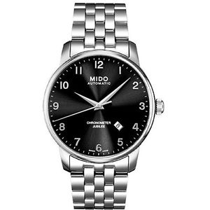 MIDO BARONCELLI JUBILEE M8690.4.18.1 COSC Swiss watch BLK Auto Chrono Date 42mm