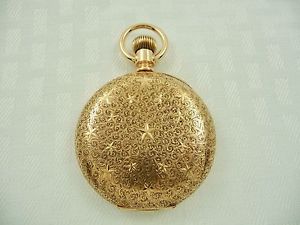 1883-1899 E.Howard Boston 14K Rose Gold Series VII 18sz. 15j SW/SS