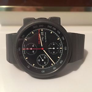 Vintage NOS Certina Audi Design Quattro Chronograph Chrono Watch