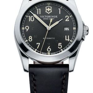 Victorinox Swiss Army Men's Automatic Watch Infantry Mechanical 241586 with Leat