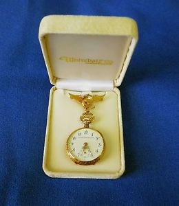 Antique Smith Patterson & Co 14 K Repose Pendant Watch and Dragon Pin w/Diamonds