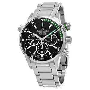 Maurice Lacroix Pontos S Chronograph  Automatic Watch, ML 112, Black/Green