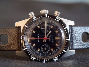 Vintage Rontex Chrono Military Diver Valjoux 7733 Watch Montre Reloj Orologio