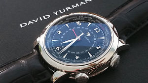 David Yurman - Classic 43.5mm Automatic GMT World Time Watch - NWT! retail $4200