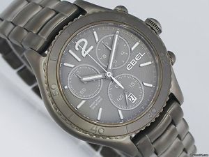 Ebel  X-1 Quartz Steel Grey Chronograph 1216121 Wrist Watch for Men