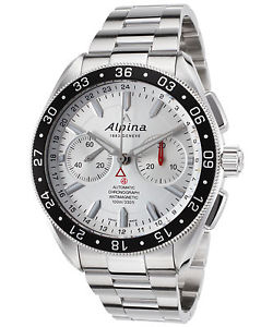 Alpina AL-860S5AQ6B Men's Alpiner 4 Automatic Chronograph Stainless Steel
