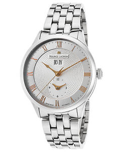 Maurice Lacroix MP6707-SS002-111 Men's Masterpiece Auto Dual Time SS