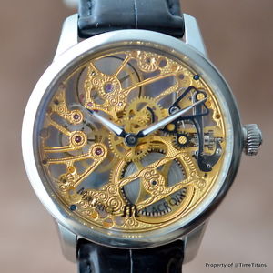 MAURICE LACROIX MP7208 SKELETON ML16 MASTERPIECE Retail $8,300 DISCONTINUED 43MM