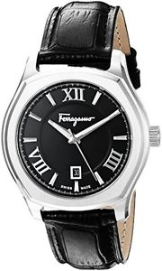 Salvatore Ferragamo FQ1980015 Mens Lungarno Stainless Steel