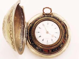 George prior Verge fusse Horn pair case pocket watch  No 180