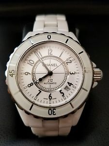 CHANEL Ref. H0970 J12 Automatic White Ceramic 38mm Midsize Watch! SUPERB ITEM!!!