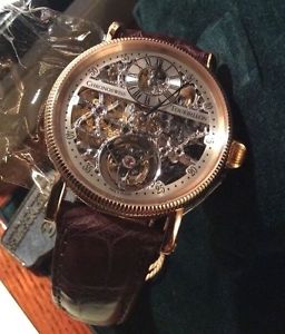 Chronoswiss CH 3121 SR 38mm Rose Gold Watch Regulateur Tourbillion Skeleton Dial