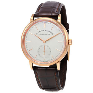 A. Lange and Sohne Saxonia Automatic Silver Dial Mens Watch 380.032