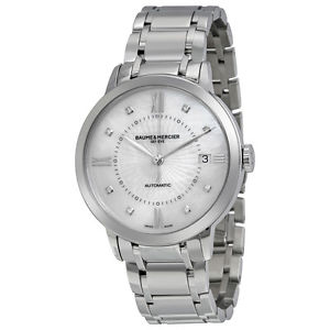Baume Et Mercier Classima Automatic Mother of Pearl Dial Ladies Watch 10221