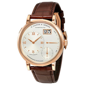 A. Lange and Sohne Grand Lange 1 Silver Dial Mens Watch 117.032