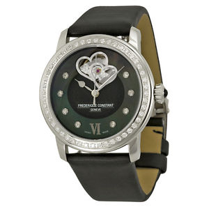Frederique Constant Heartbeat Automatic Diamond Ladies Watch FC-310BDHB2PD6
