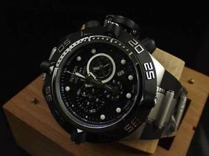 Mens Invicta Subaqua Noma IV Chronograph Black Rubber Stainless Swiss Watch 6564