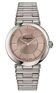 Ferragamo Women's FIN040015 Style Nude Dial Stainless Steel Wristwatch