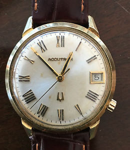 18K Yellow Gold Accutron by Bulova Men's Watch m8