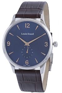Louis Erard Men's 1931 Watch 47217AA15.BEP01 Blue Dial Leather Automatic