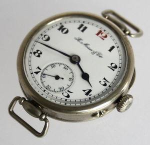 IMPÉRIAL RUSSIE Henry Moser MONTRE I WW montre pout RUSSIAN MARKT 1915