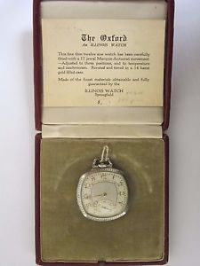 Antique Illinois Oxford Pocket Watch (circa 1930)