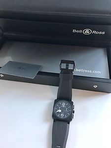 Best deal on eBay bell and ross 0394 carbon , box and papers
