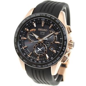 ASTRON watch Solar GPS satellite radio correction SBXB055 Mens Japan F/S
