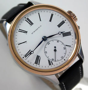 HENRY MOSER & Cie XL Calibre STYLE ANCIEN mariage swiss Montre 1900 Montre