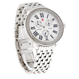 Michele Serein Diamond Day/Date Swiss Chronograph Quartz Watch MWW21A000001