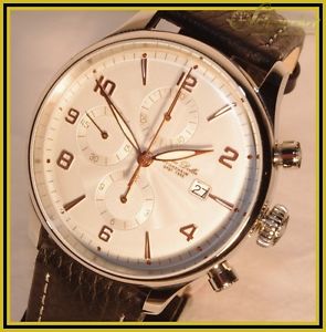 Automatic Chronograph Alfons Doller Valjoux 7750 with Glass bottom VA/ZA NEW