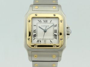 Cartier Santos Quartz Steel and 18k Gold 13684