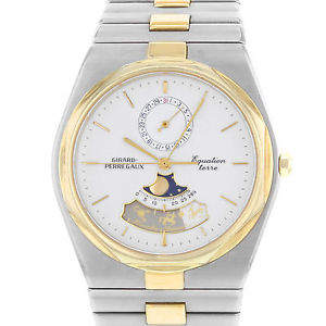 Girard-perregaux Equation Terre 4266-7 18K Or Jaune Quartz Montre Pour Homme