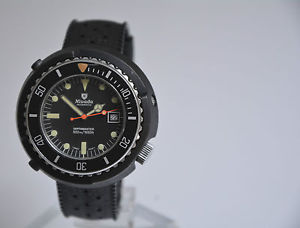 Vintage Nivada Scubapo Dephmaster automatic watch 500m