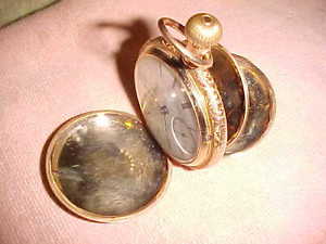 1889 ELGIN  -  14K YELLOW GOLD HUNTING CASE - 18 size - G.M.WHEELER  -  3957499