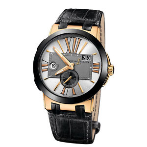 Ulysse Nardin Executive Dual Time 18 Carat Rose Gold Automatic Mens Watc $24,100