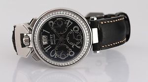 BOVET SportSter C800 Automatic Chronograph Steel & Diamonds  Wristwatch