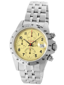 Pre-owned Tudor 79280 Chrono Tiger Woods SS x Automatic 100M Men's Watch,AS