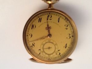 Antique Swiss C.H. Meylan, 18K solid, pocket watch, WITH A STORY