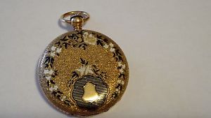 Rare Clark & Biddle Philadelphia 18K Gold Pocket Watch Enamel Audemars or Piguet