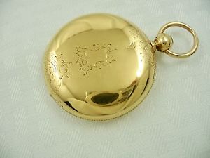 1861-1871 E.HOWARD BOSTON 18K GOLD - Series III (3) 18 Size Pocket Watch KW/KS