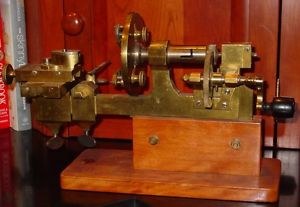 Antique  Brass & Steel Watchmakers Jewelers  Lathe